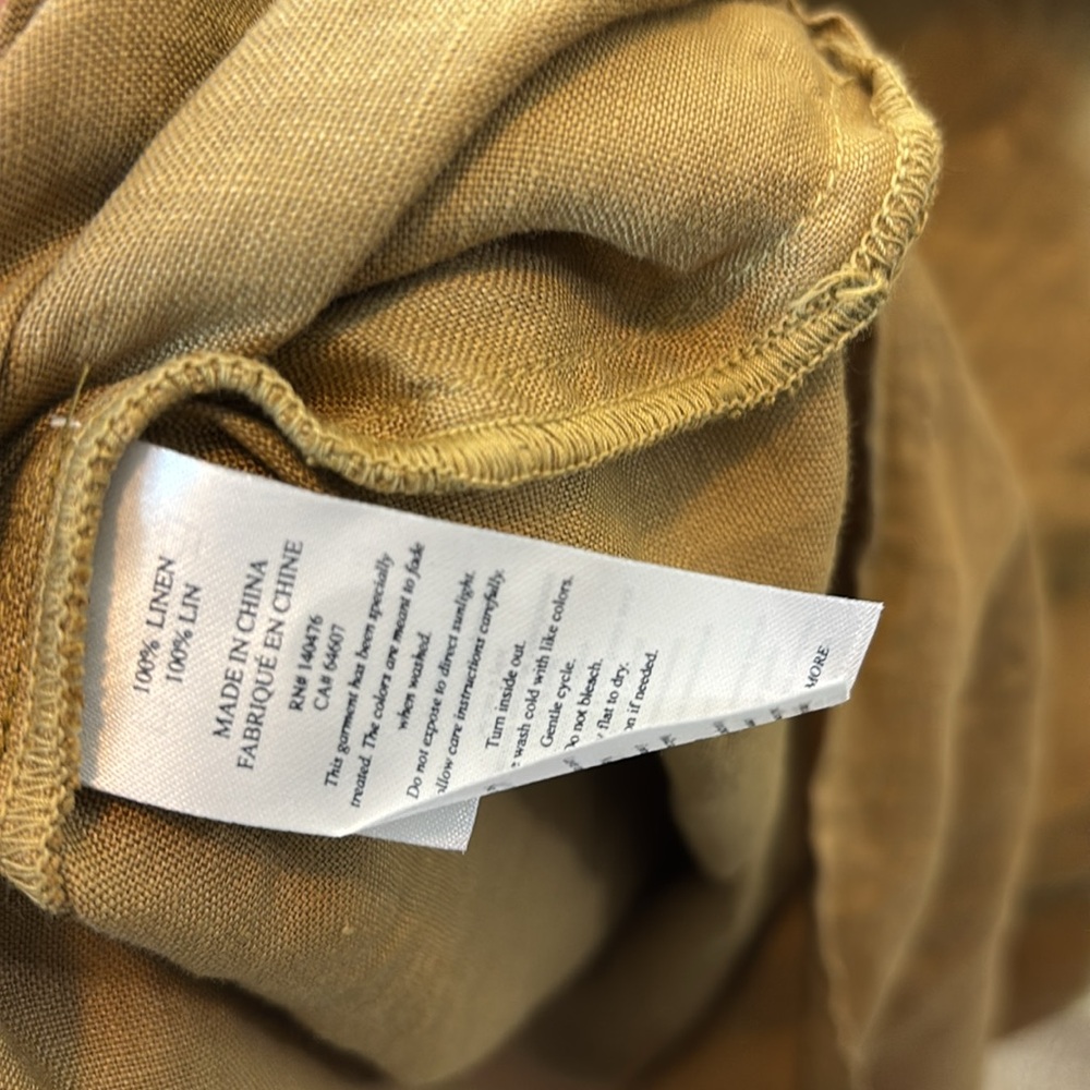 Faherty Tan Midi Dress - Picture 7 of 8